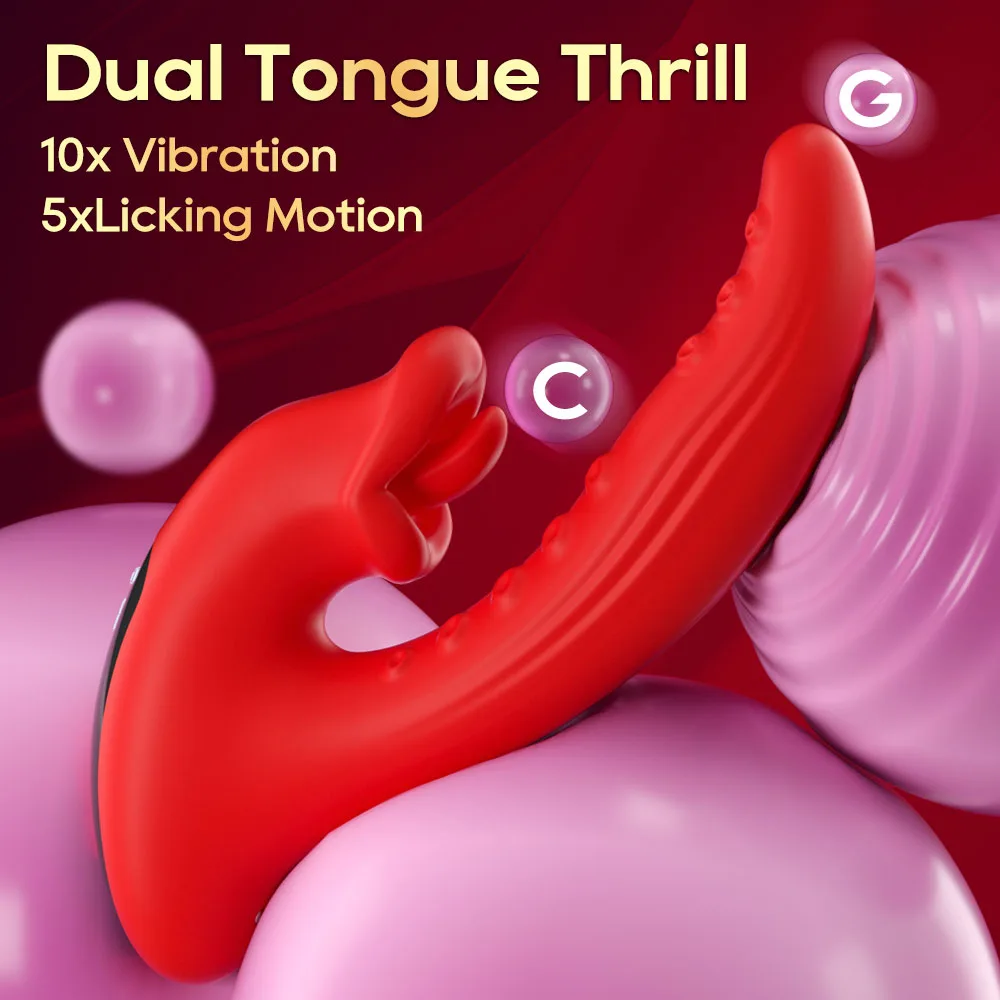 Dual Tongue Thrill vibration and licking mode information